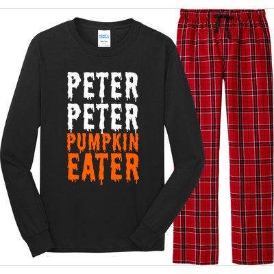 Peter Pumpkin Eater Halloween Costume Couple Great Gift Long Sleeve Pajama Set