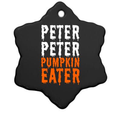 Peter Pumpkin Eater Halloween Costume Couple Great Gift Ceramic Star Ornament