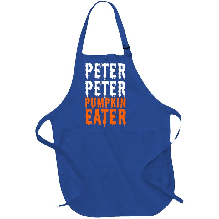 Peter Pumpkin Eater Halloween Costume Couple Great Gift Full-Length Apron With Pockets