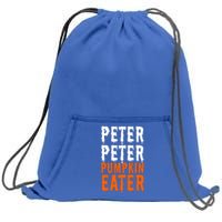 Peter Pumpkin Eater Halloween Costume Couple Great Gift Sweatshirt Cinch Pack Bag