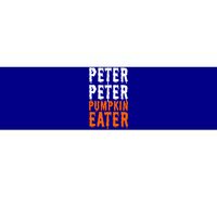 Peter Pumpkin Eater Halloween Costume Couple Great Gift Bumper Sticker