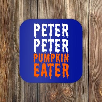 Peter Pumpkin Eater Halloween Costume Couple Great Gift Coaster