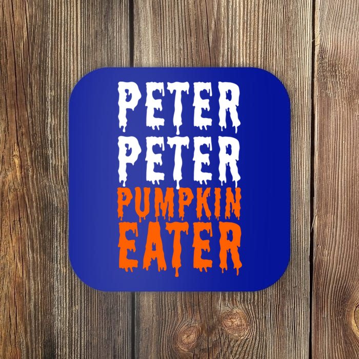 Peter Pumpkin Eater Halloween Costume Couple Great Gift Coaster