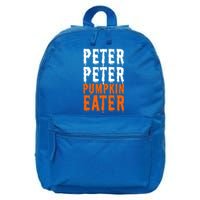 Peter Pumpkin Eater Halloween Costume Couple Great Gift 16 in Basic Backpack