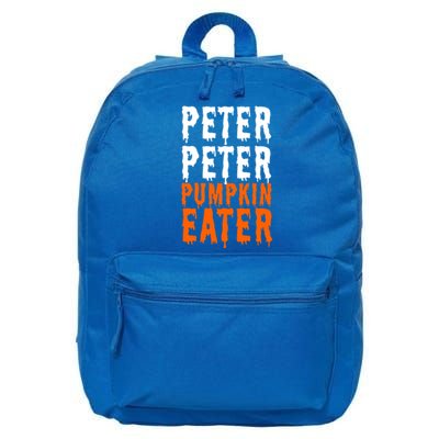 Peter Pumpkin Eater Halloween Costume Couple Great Gift 16 in Basic Backpack