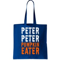 Peter Pumpkin Eater Halloween Costume Couple Great Gift Tote Bag