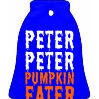 Peter Pumpkin Eater Halloween Costume Couple Great Gift Ceramic Bell Ornament