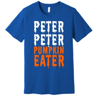 Peter Pumpkin Eater Halloween Costume Couple Great Gift Premium T-Shirt