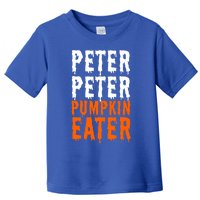 Peter Pumpkin Eater Halloween Costume Couple Great Gift Toddler T-Shirt