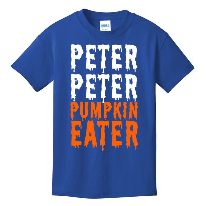 Peter Pumpkin Eater Halloween Costume Couple Great Gift Kids T-Shirt