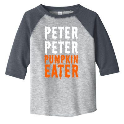 Peter Pumpkin Eater Halloween Costume Couple Great Gift Toddler Fine Jersey T-Shirt