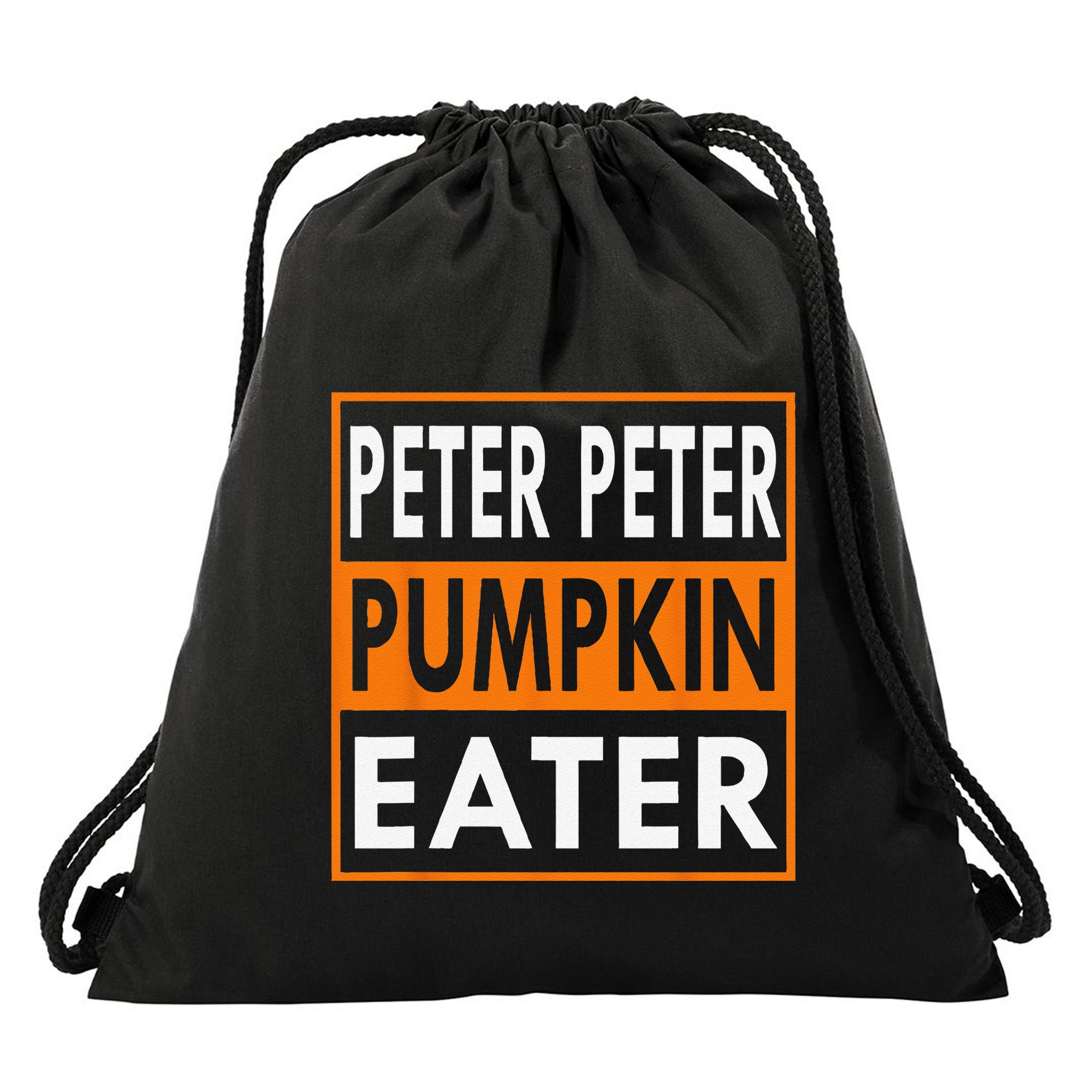 Peter Pumpkin Eater Costume For Couples Matching Halloween Drawstring Bag