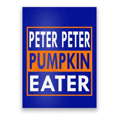 Peter Pumpkin Eater Costume For Couples Matching Halloween Poster