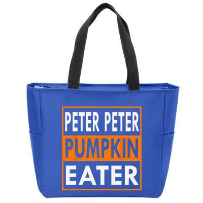 Peter Pumpkin Eater Costume For Couples Matching Halloween Zip Tote Bag