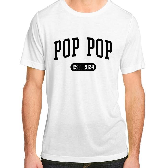 Pop Pop Est. 2024 Vintage Grandpa Adult ChromaSoft Performance T-Shirt