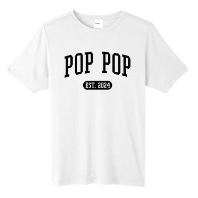 Pop Pop Est. 2024 Vintage Grandpa Tall Fusion ChromaSoft Performance T-Shirt