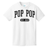 Pop Pop Est. 2024 Vintage Grandpa Kids T-Shirt