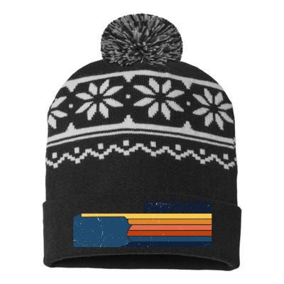 Retro Vintage Pennsylvania USA-Made Snowflake Beanie