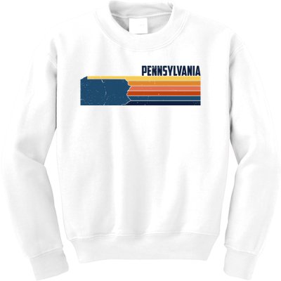 Retro Vintage Pennsylvania Kids Sweatshirt