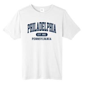 Philadelphia PA Est 1871 Arched Varsity Text Philly Tall Fusion ChromaSoft Performance T-Shirt