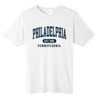 Philadelphia PA Est 1871 Arched Varsity Text Philly Tall Fusion ChromaSoft Performance T-Shirt