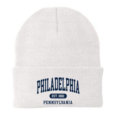 Philadelphia PA Est 1871 Arched Varsity Text Philly Beanie