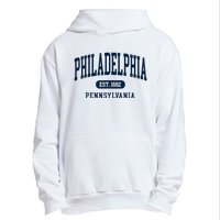 Philadelphia PA Est 1871 Arched Varsity Text Philly Urban Pullover Hoodie