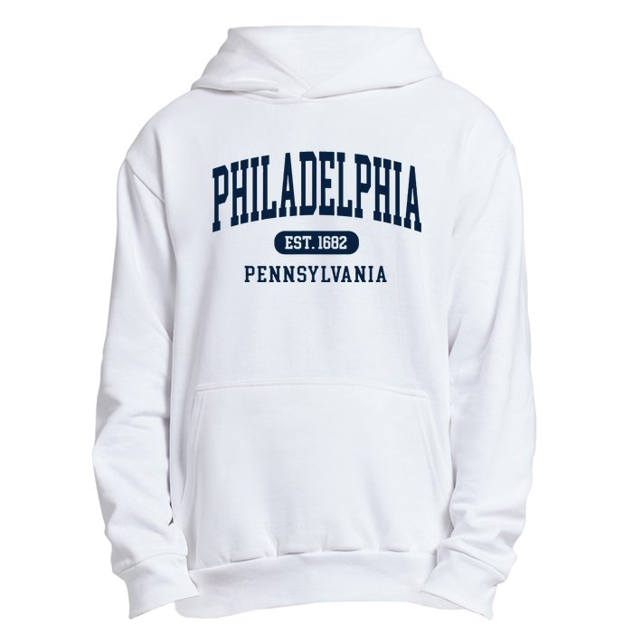 Philadelphia PA Est 1871 Arched Varsity Text Philly Urban Pullover Hoodie