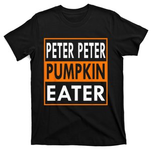 Peter Pumpkin Eater Costume For Couples Matching Halloween T-Shirt