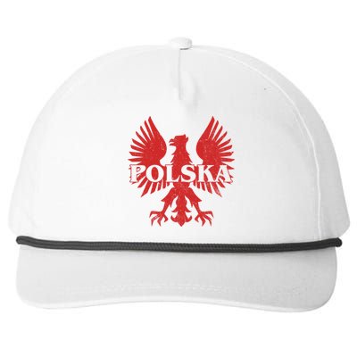 Polska Polish Eagle Funny Gift Snapback Five-Panel Rope Hat