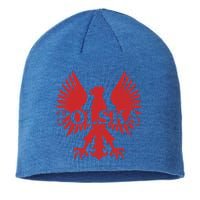 Polska Polish Eagle Funny Gift Sustainable Beanie