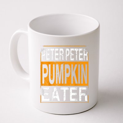 Peter Pumpkin Eater Halloween Funny Distressed Coffee Mug