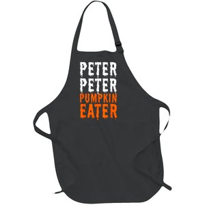 Peter Pumpkin Eater Halloween Costume Couple Full-Length Apron With Pockets