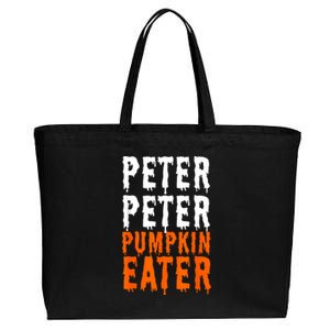 Peter Pumpkin Eater Halloween Costume Couple Cotton Canvas Jumbo Tote