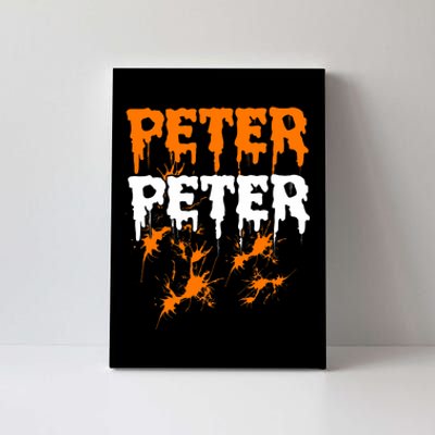 Peter Pumpkin Eater Halloween Costume Couple Canvas