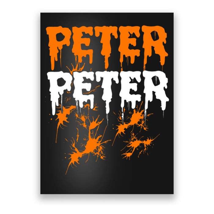 Peter Pumpkin Eater Halloween Costume Couple Poster