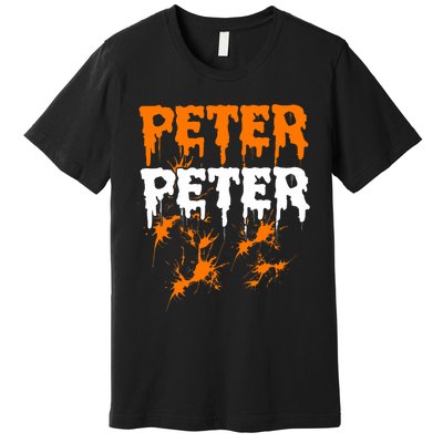 Peter Pumpkin Eater Halloween Costume Couple Premium T-Shirt