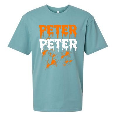 Peter Pumpkin Eater Halloween Costume Couple Sueded Cloud Jersey T-Shirt