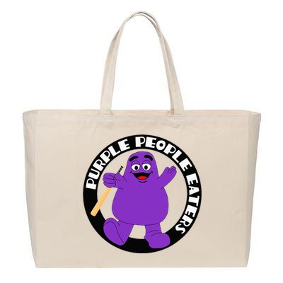 Purple People Eaters Softball Team Denver Church Merch Cotton Canvas Jumbo Tote