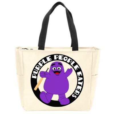 Purple People Eaters Softball Team Denver Church Merch Zip Tote Bag