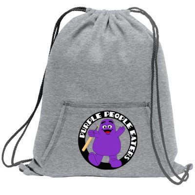 Purple People Eaters Softball Team Denver Church Merch Sweatshirt Cinch Pack Bag