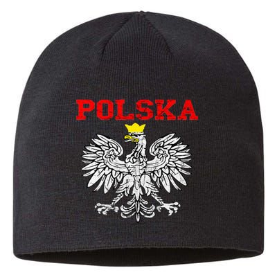 Polska Polish Eagle Poland Flag Polish Pride Polska Poland Sustainable Beanie