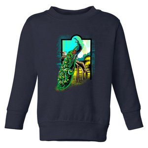 Peacock Toddler Sweatshirt