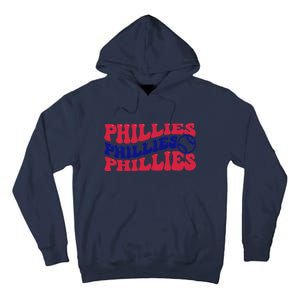 Philadelphia Phillies Est 1883 Baseball Lover Trending For Baseball Lover Tall Hoodie