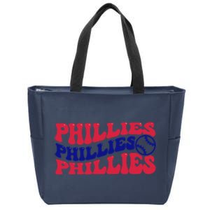 Philadelphia Phillies Est 1883 Baseball Lover Trending For Baseball Lover Zip Tote Bag