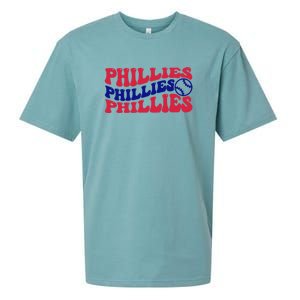 Philadelphia Phillies Est 1883 Baseball Lover Trending For Baseball Lover Sueded Cloud Jersey T-Shirt