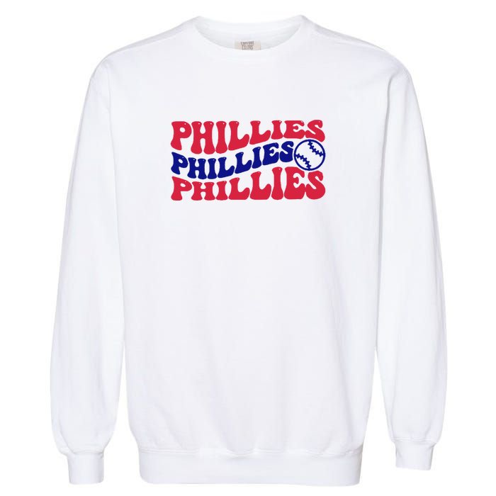 Philadelphia Phillies Est 1883 Baseball Lover Trending For Baseball Lover Garment-Dyed Sweatshirt