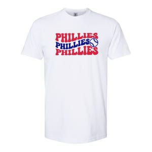 Philadelphia Phillies Est 1883 Baseball Lover Trending For Baseball Lover Softstyle CVC T-Shirt