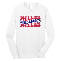 Philadelphia Phillies Est 1883 Baseball Lover Trending For Baseball Lover Long Sleeve Shirt