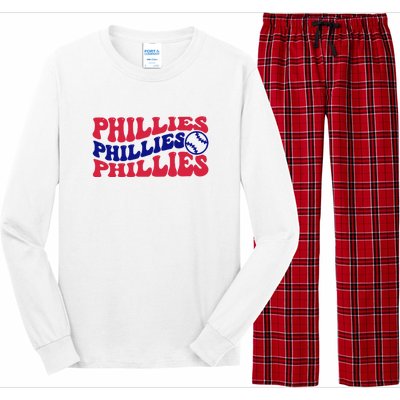 Philadelphia Phillies Est 1883 Baseball Lover Trending For Baseball Lover Long Sleeve Pajama Set